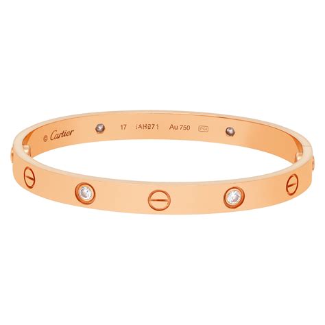 cartier love bracelet rose gold size 18|cartier gold love bracelet price.